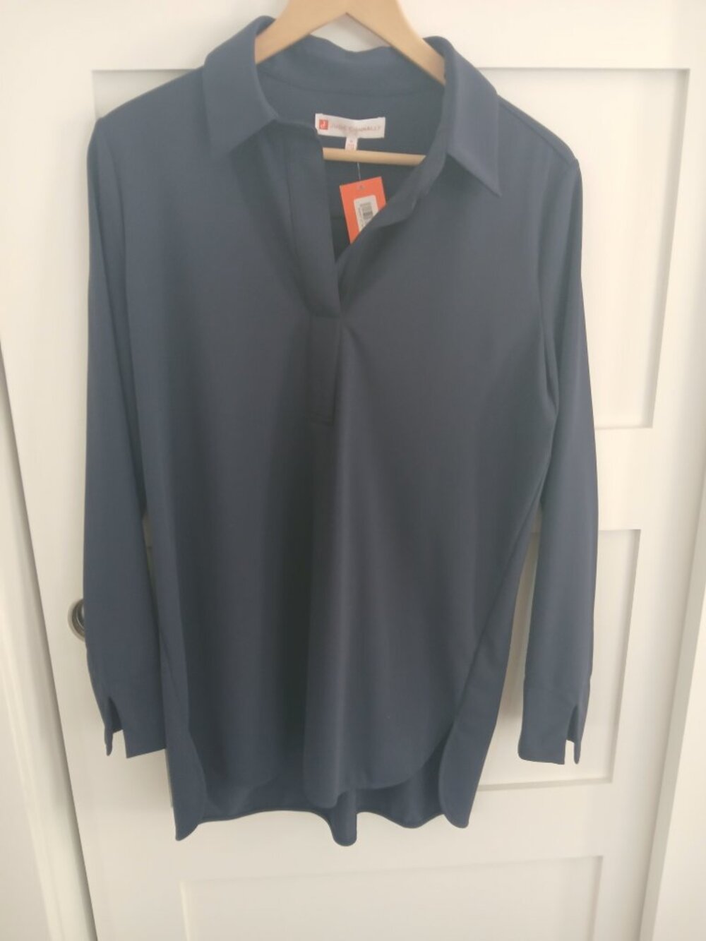 JUDE CONNALLY Made In Usa Hadley Top Size M Navy Blue